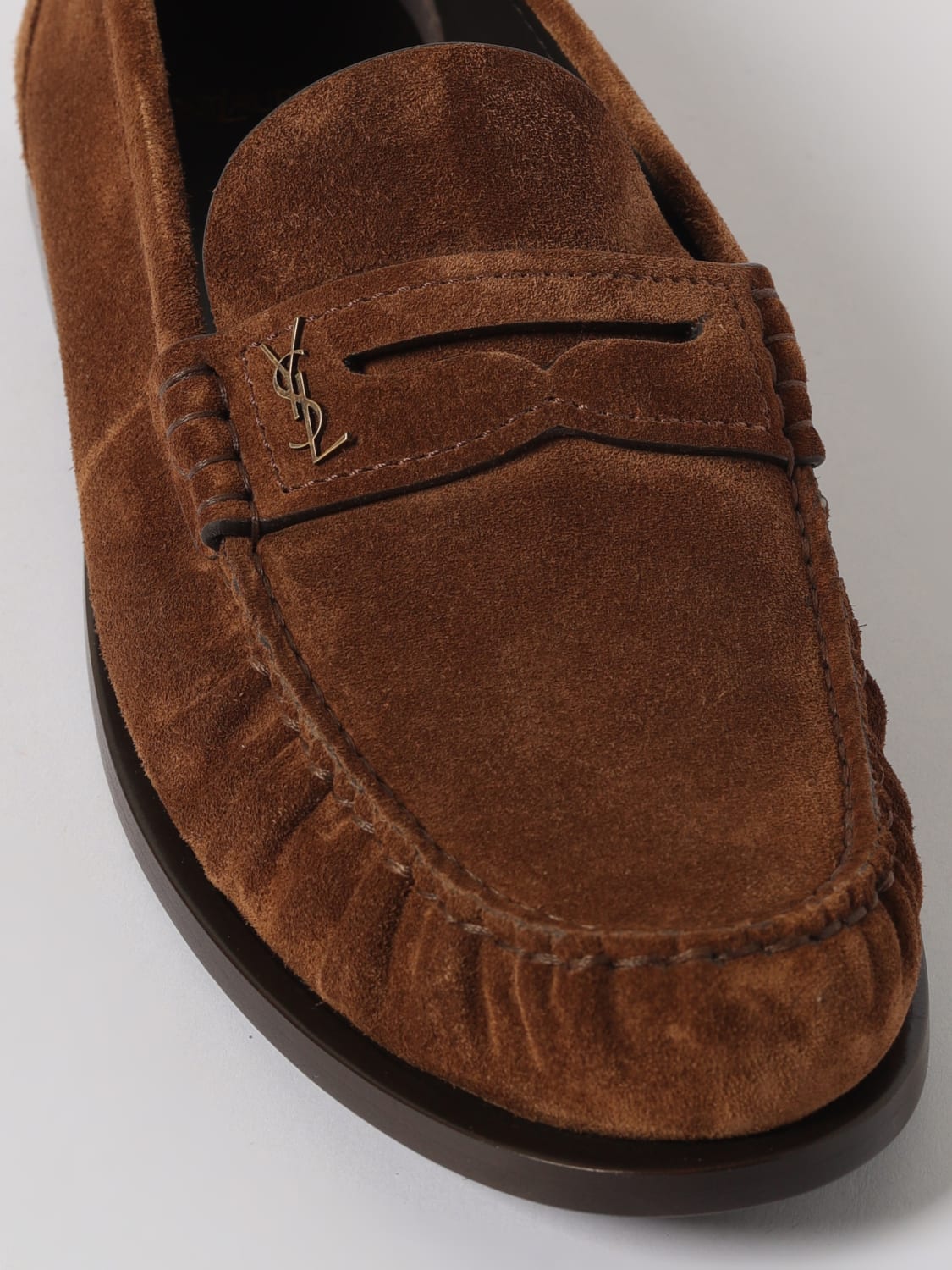 SAINT LAURENT MOKASSINS: Schuhe herren Saint Laurent, Dark - Img 4