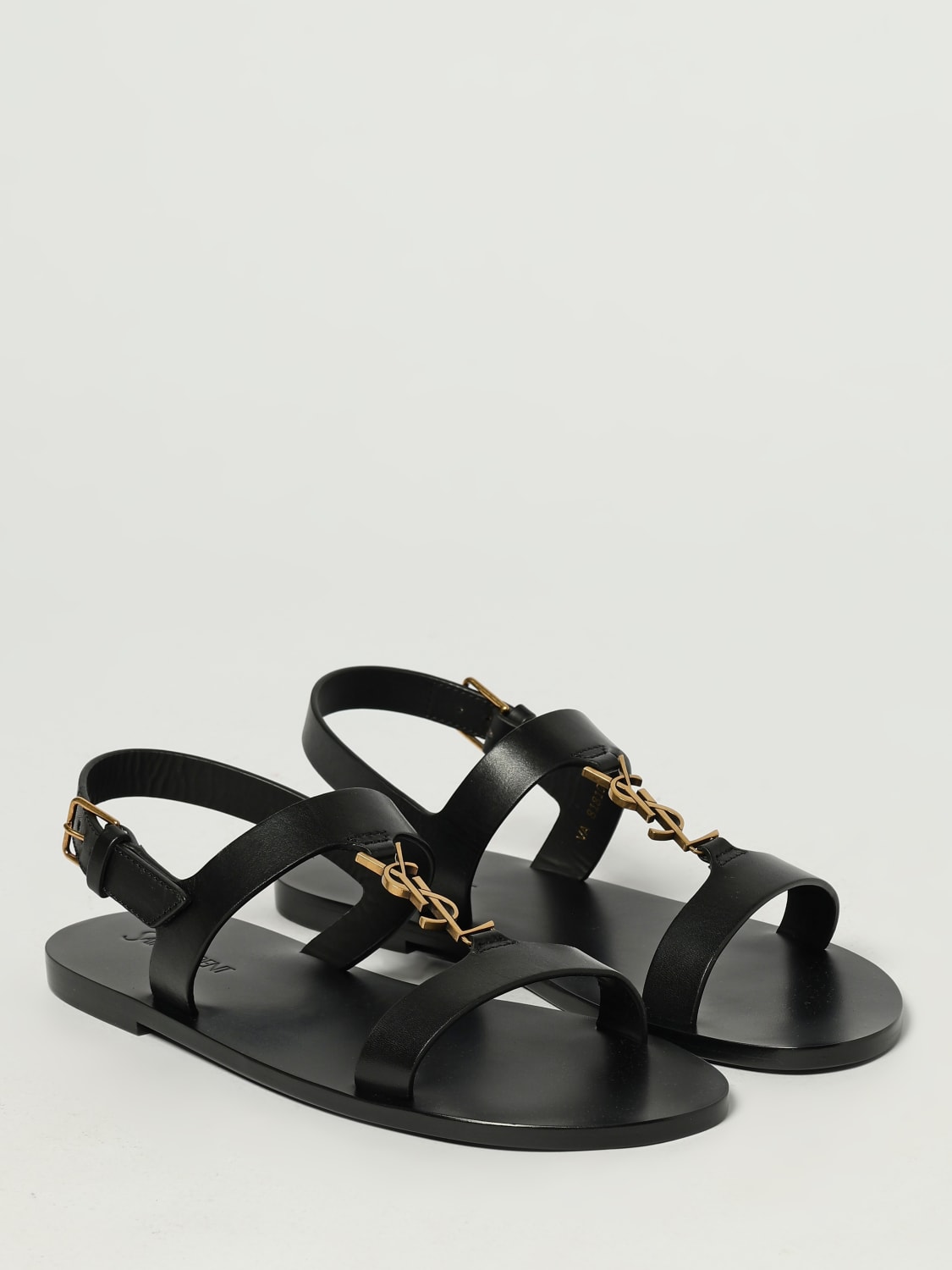 サンダル SAINT LAURENT Men Sandals Black 818108DWEDD 1000 SAINT LAURENT: Shoes men - Black | Saint Laurent sandals