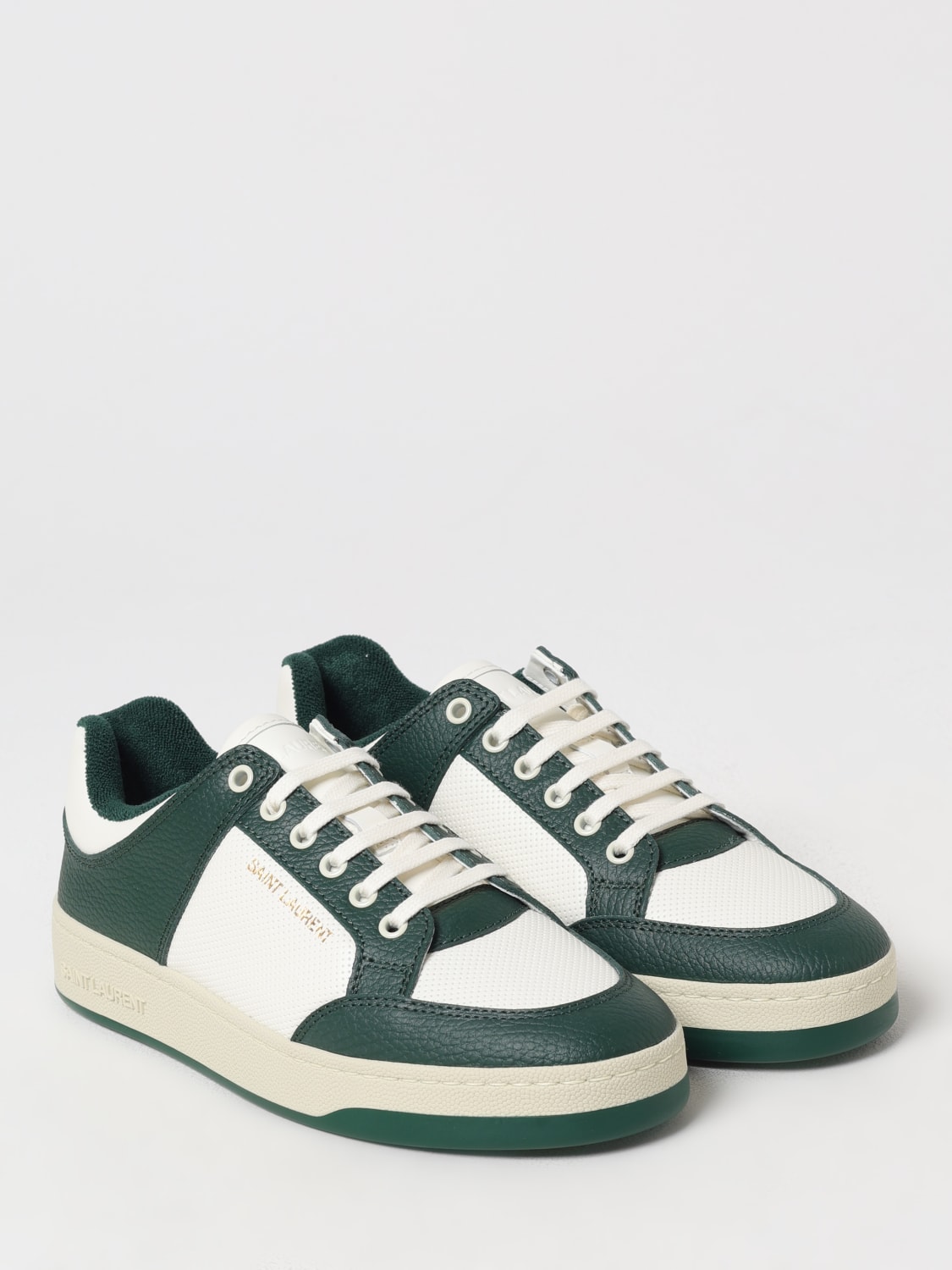 スニーカー SAINT LAURENT Men Sneakers 713600AAAWR9063 White White Leather SL/61 Sneakers - Saint Laurent - Men | WE IN STYLE