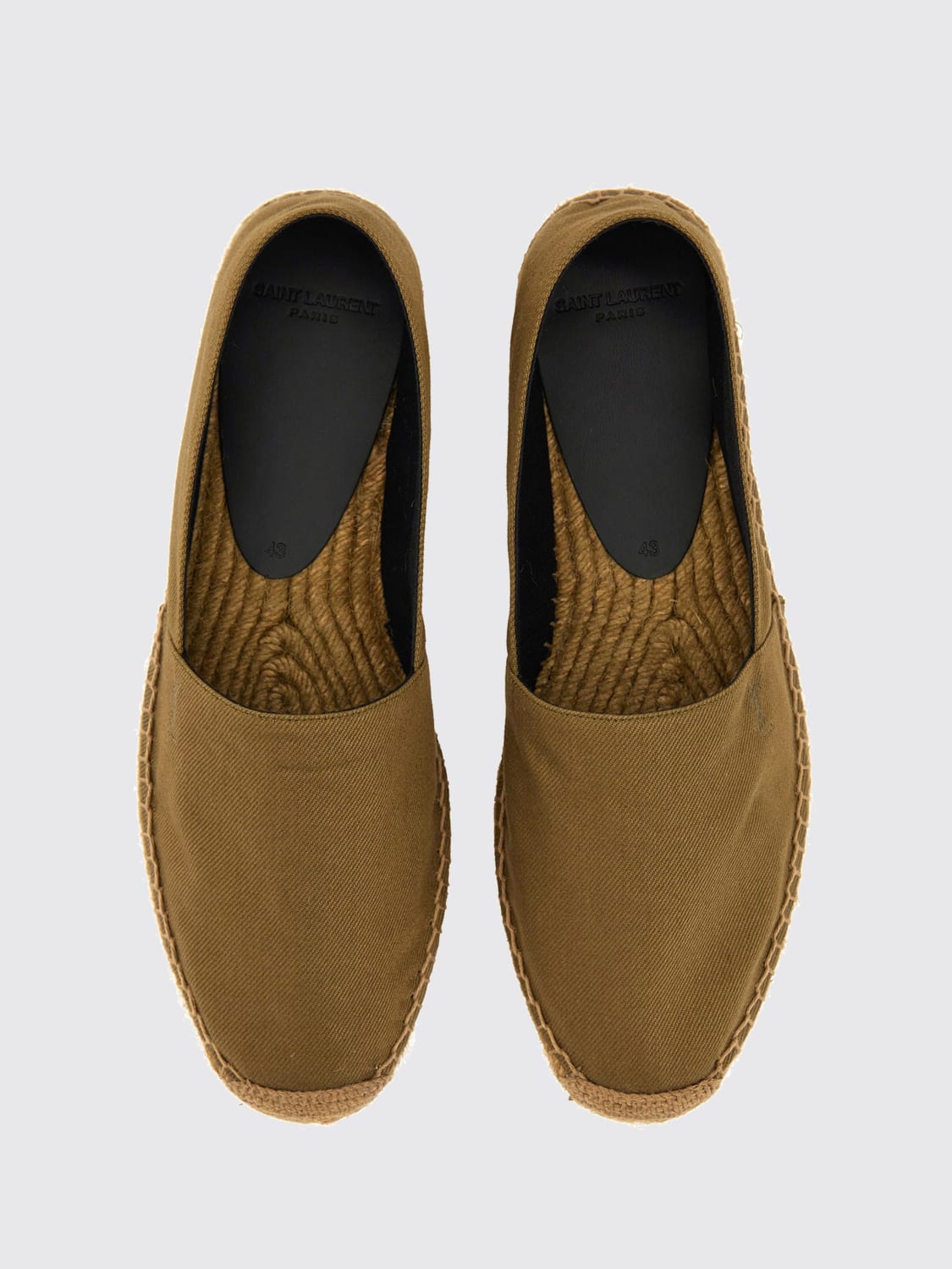 SAINT LAURENT ЭСПАДРИЛЬИ: Обувь Мужское Saint Laurent, Хаки - Img 4