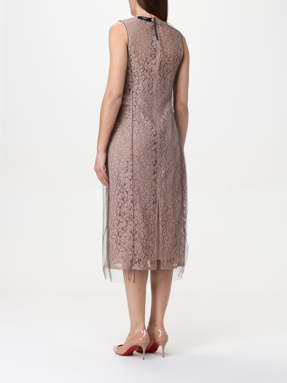 FENDI DRESS: Dress woman Fendi, Blush Pink - Img 2