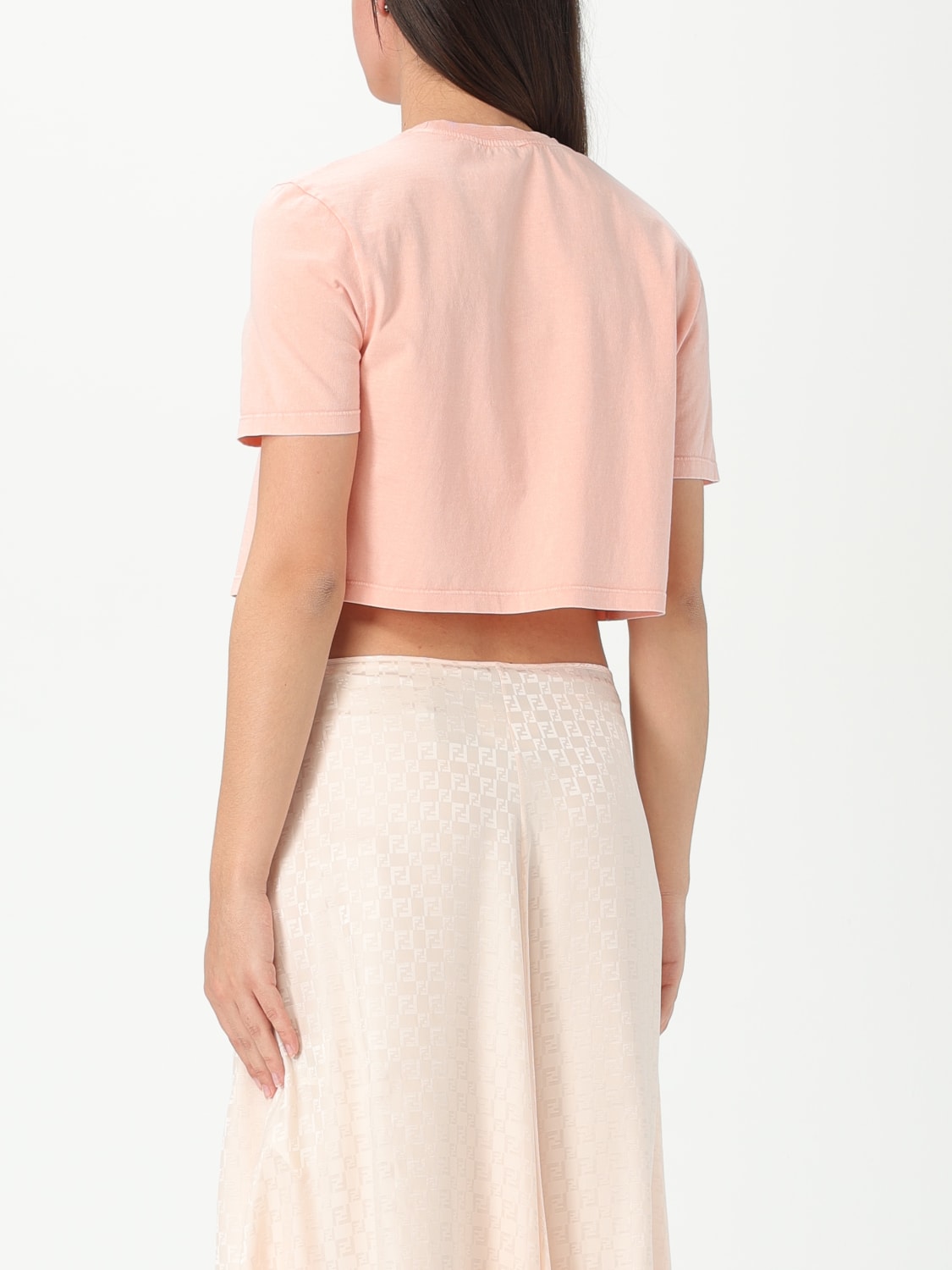 FENDI T-SHIRT: T-shirt woman Fendi, Pink - Img 2