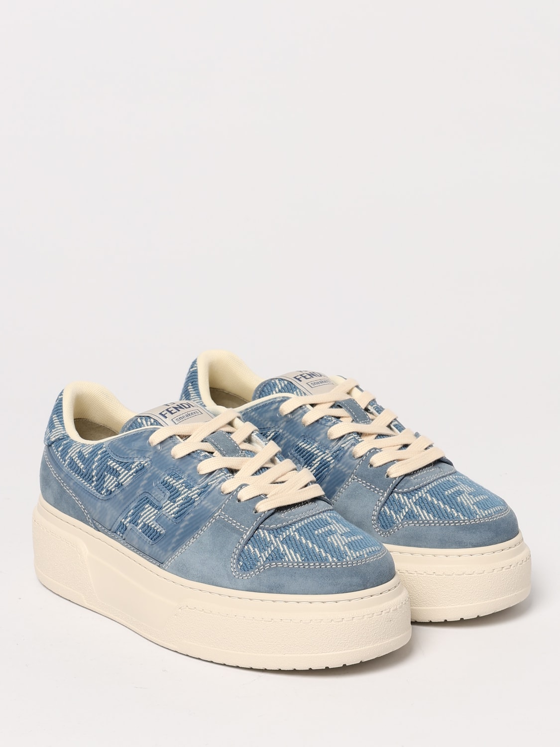 スニーカー FENDI Woman Sneakers Blue 8E8572ASAY F1RUM Fendi Match Sneakers FENDI Azzurro | Grifo210