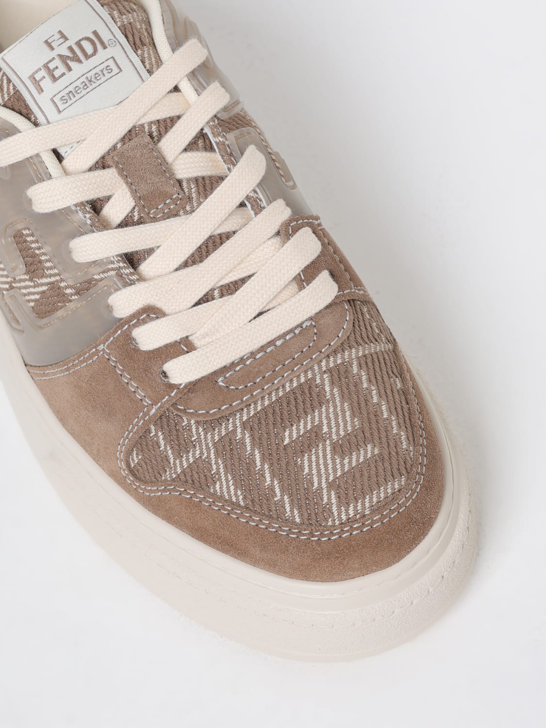 スニーカー FENDI Woman Sneakers Dove Grey 8E8572ASAY F1RUN FENDI: Sneakers woman - Dove Grey | Fendi sneakers