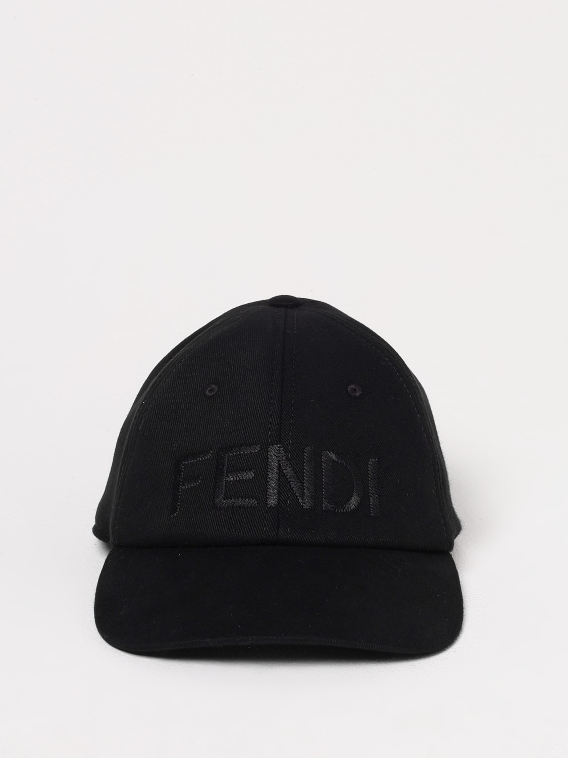 FENDI HAT: Hat men Fendi, Black - Img 2