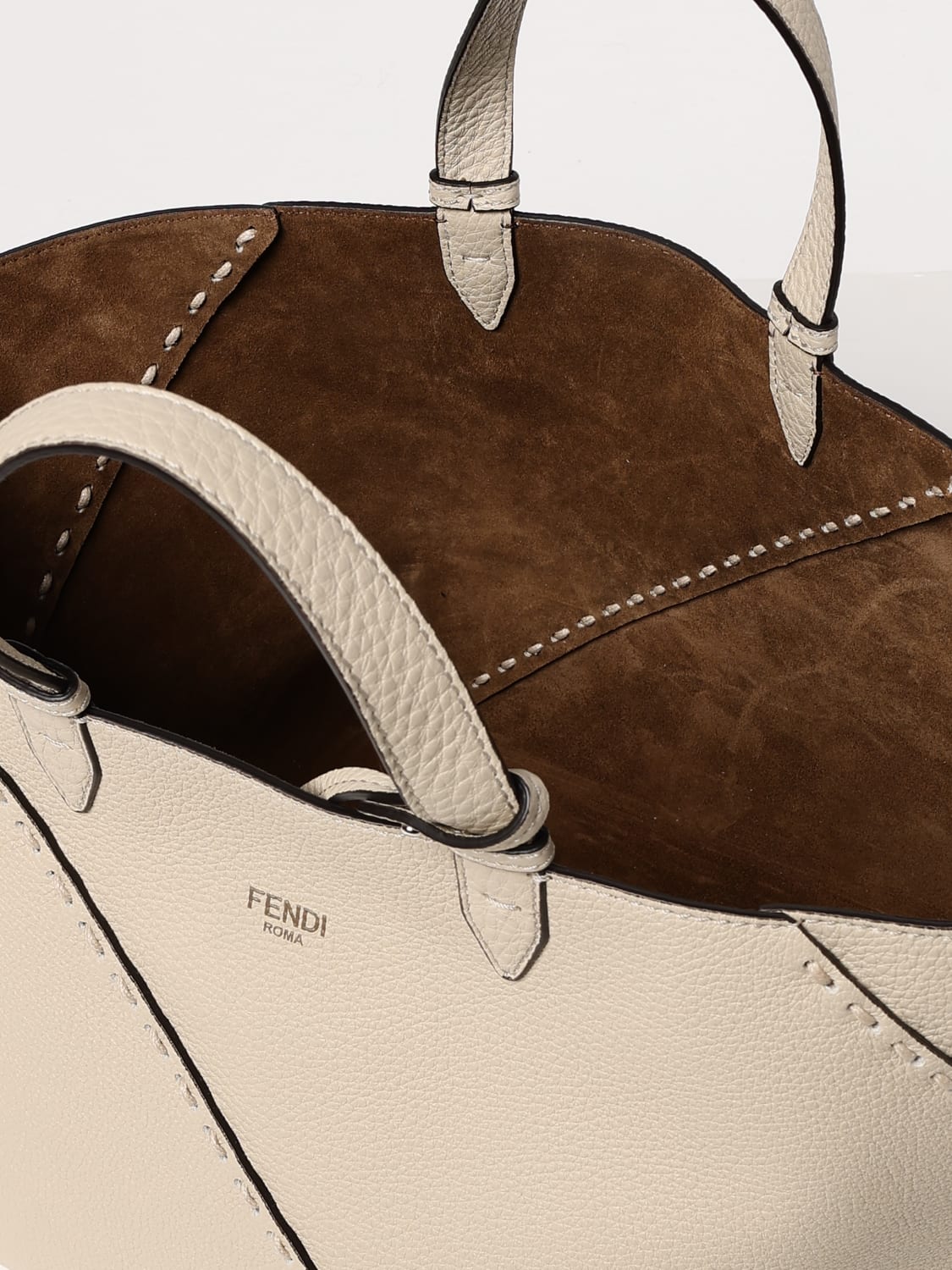 ショルダーバッグ FENDI Men Shoulder bag Yellow Cream 7VA656AU4D F1RYU FENDI: Bags men - Yellow Cream | Fendi shoulder bag