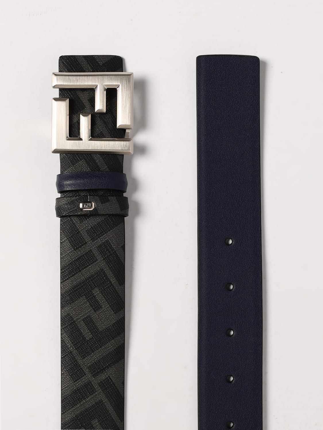 FENDI BELT: Belt men Fendi, Blue - Img 3