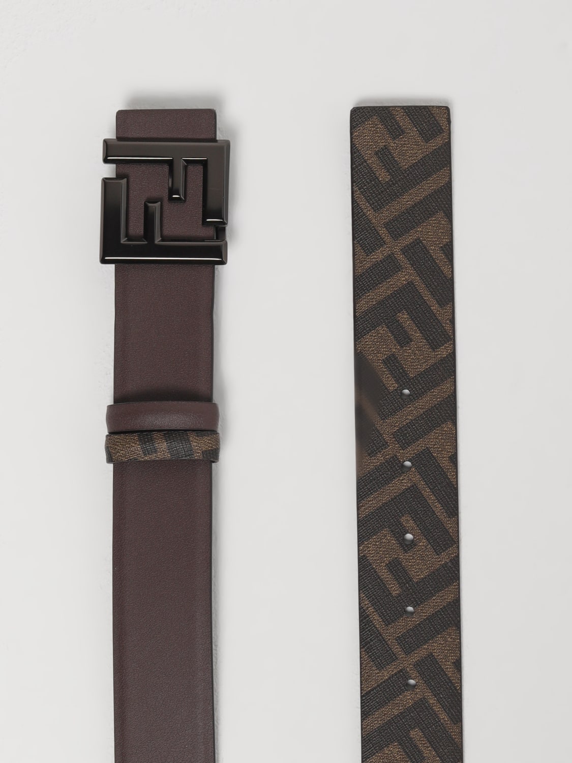 FENDI BELT: Belt men Fendi, Dark - Img 3