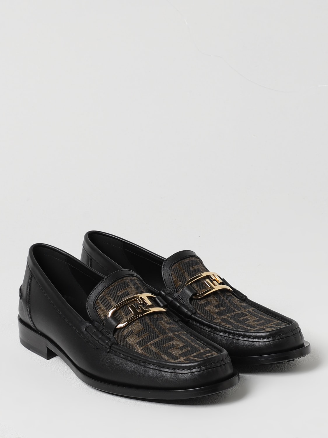 FENDI MOKASSINS: Schuhe herren Fendi, Tabak - Img 2