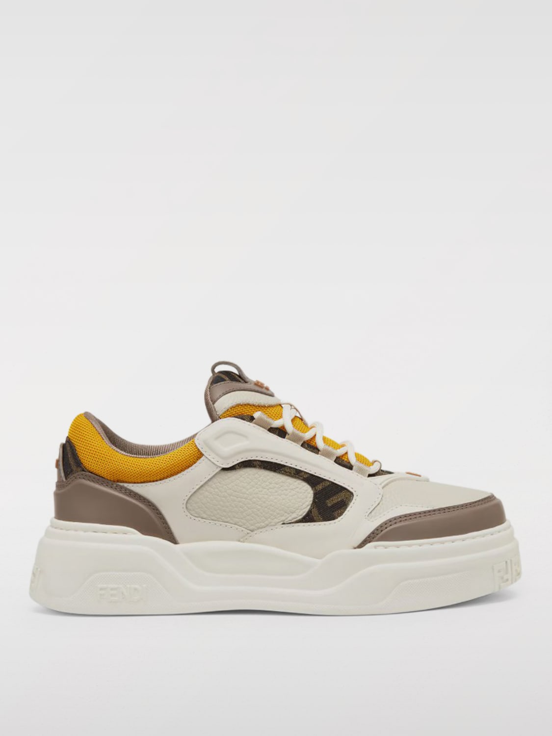 FENDI SNEAKERS: Sneakers men Fendi, Brown - Img 1