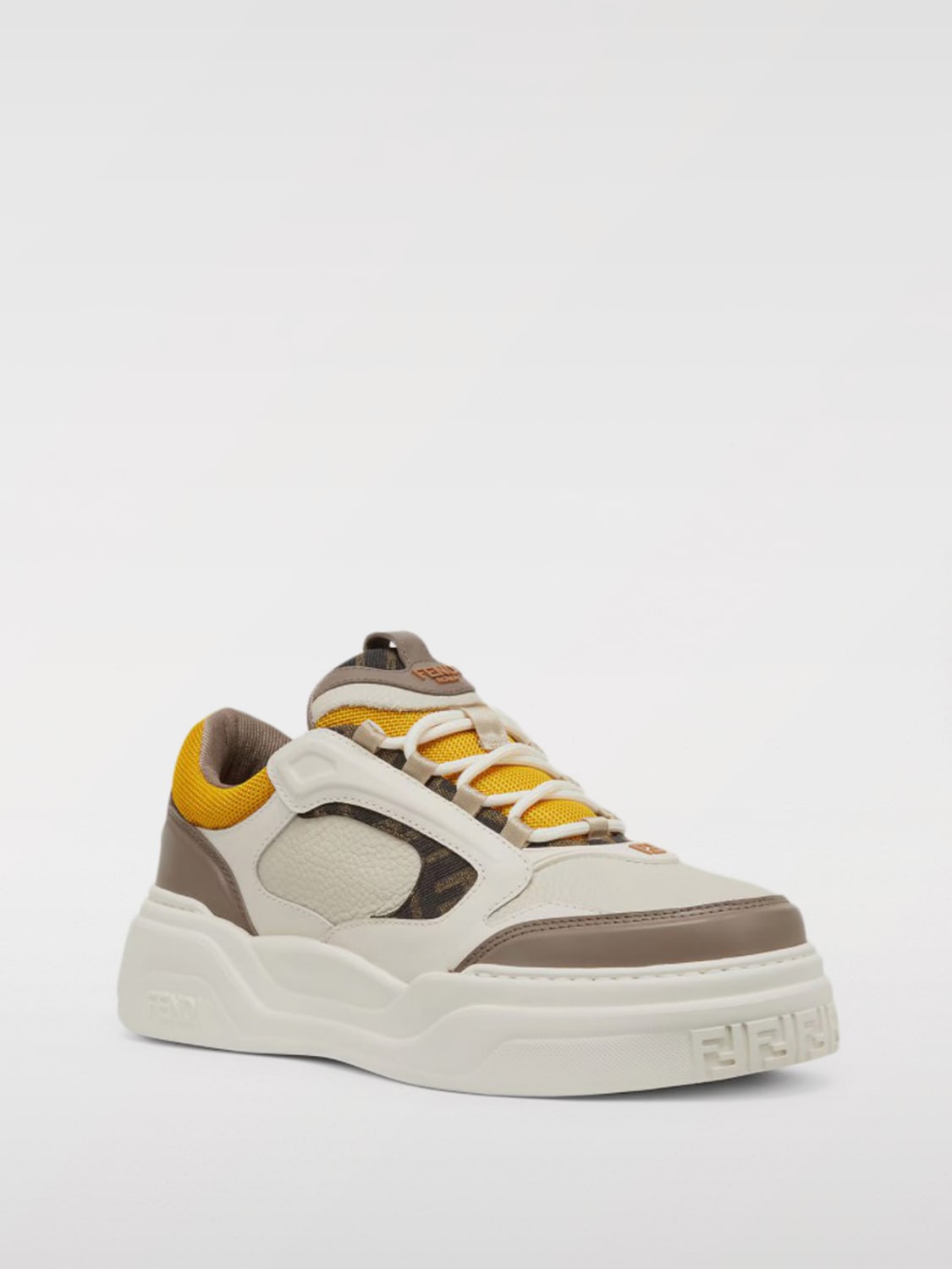 FENDI SNEAKERS: Sneakers men Fendi, Brown - Img 2