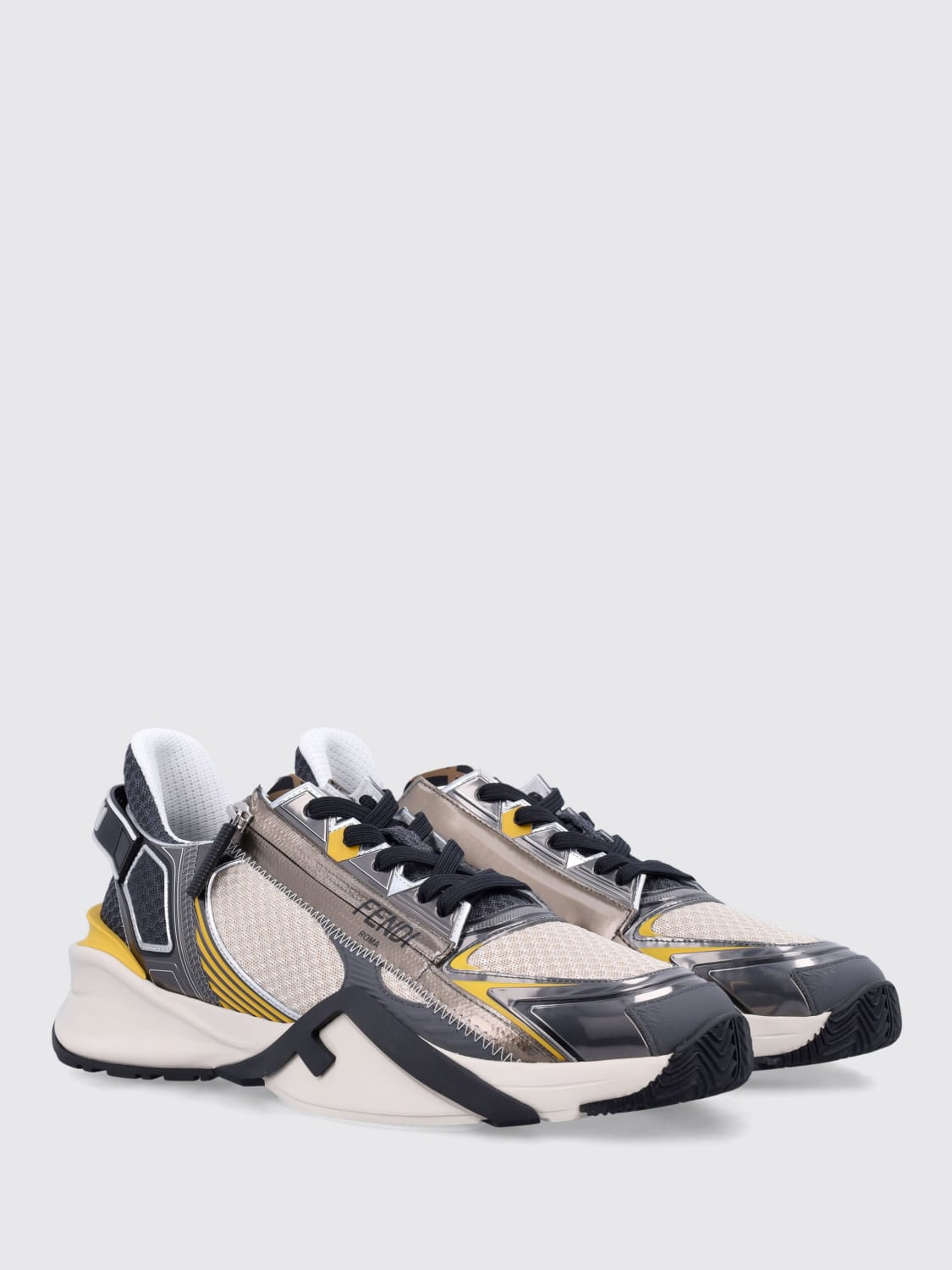 FENDI SNEAKERS: Sneakers men Fendi, Multicolor - Img 2