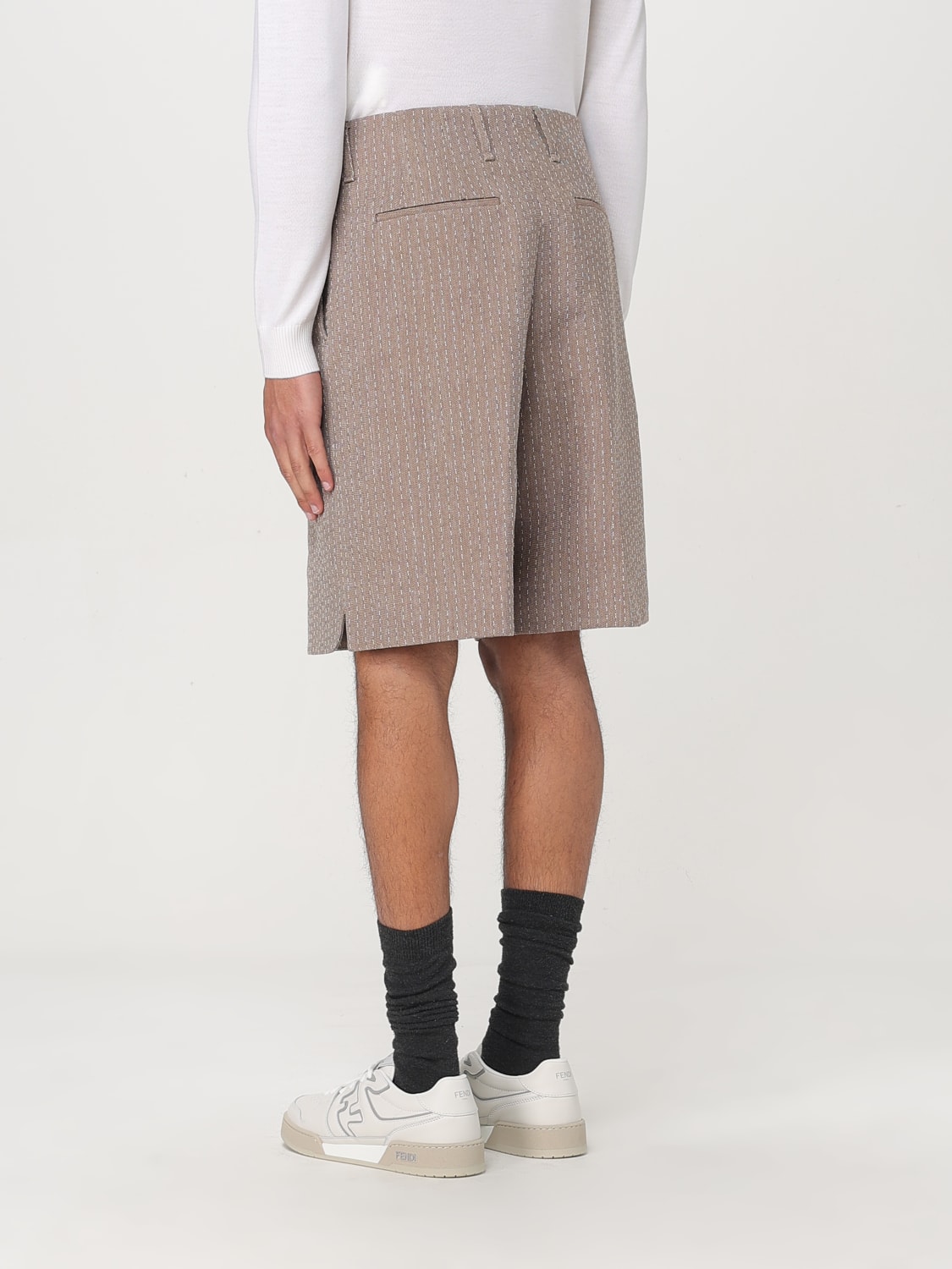 FENDI: Short men - Beige | Fendi short FB1047AU6P online at