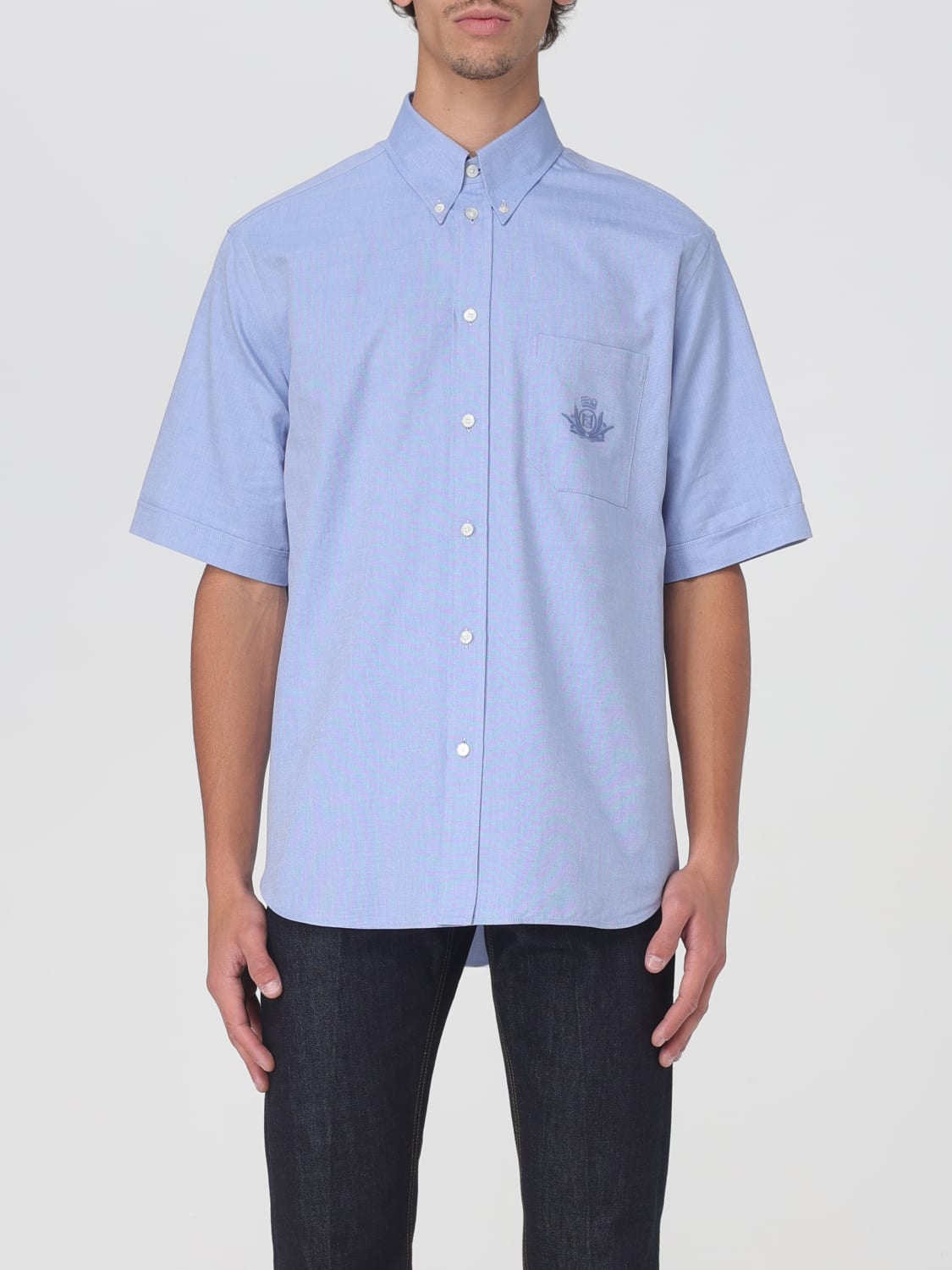 FENDI SHIRT: Shirt men Fendi, Blue - Img 1