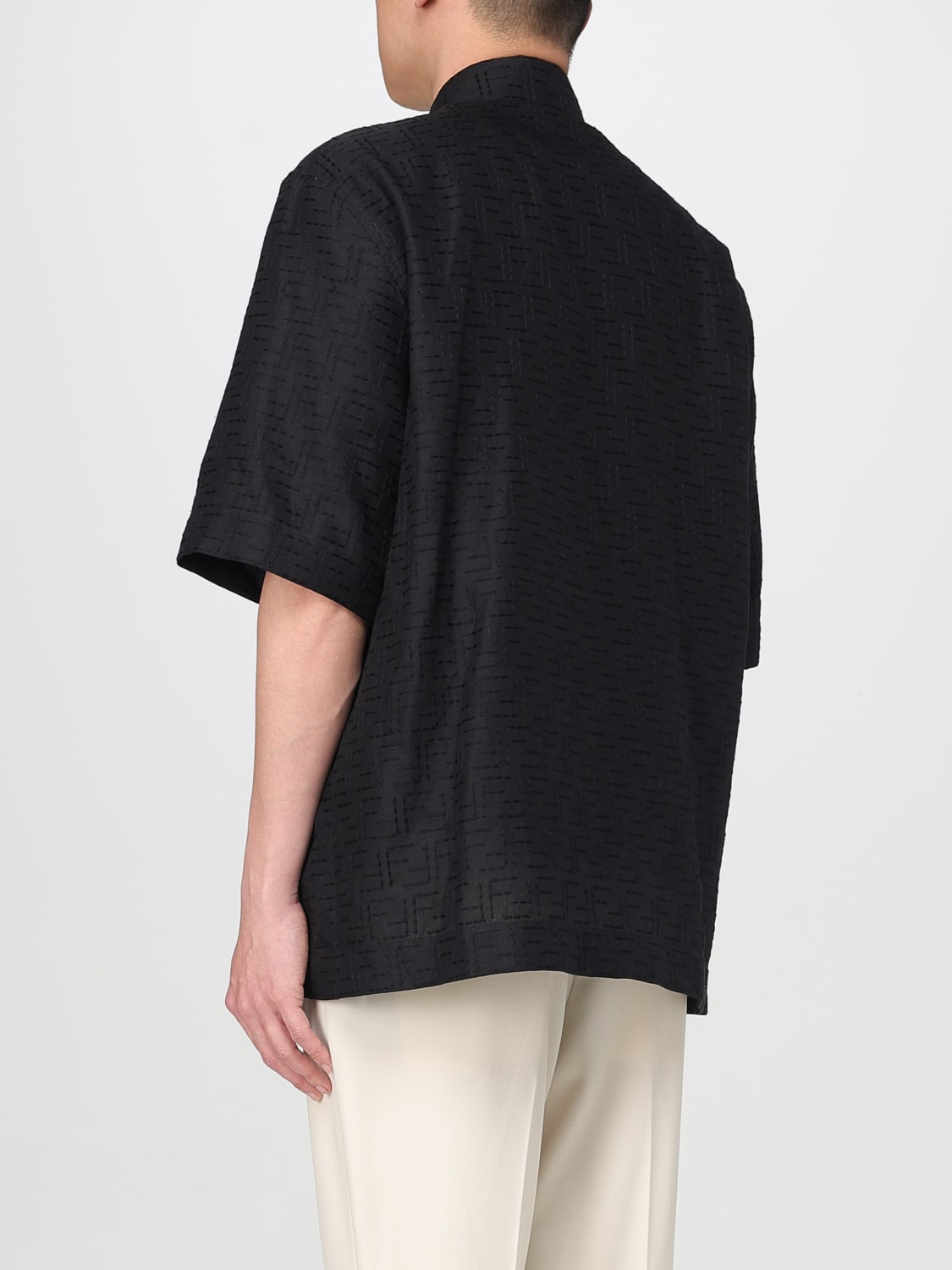 FENDI：シャツ メンズ - ブラック | GIGLIO.COMオンラインの