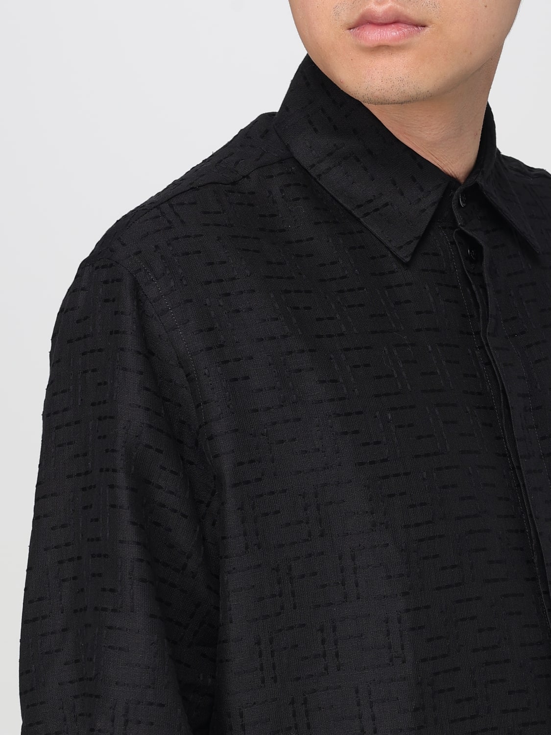 Tシャツ・カットソー FENDI Men T Shirts FS1317AU6Y Black T-Shirt Cotton Black | Fendi