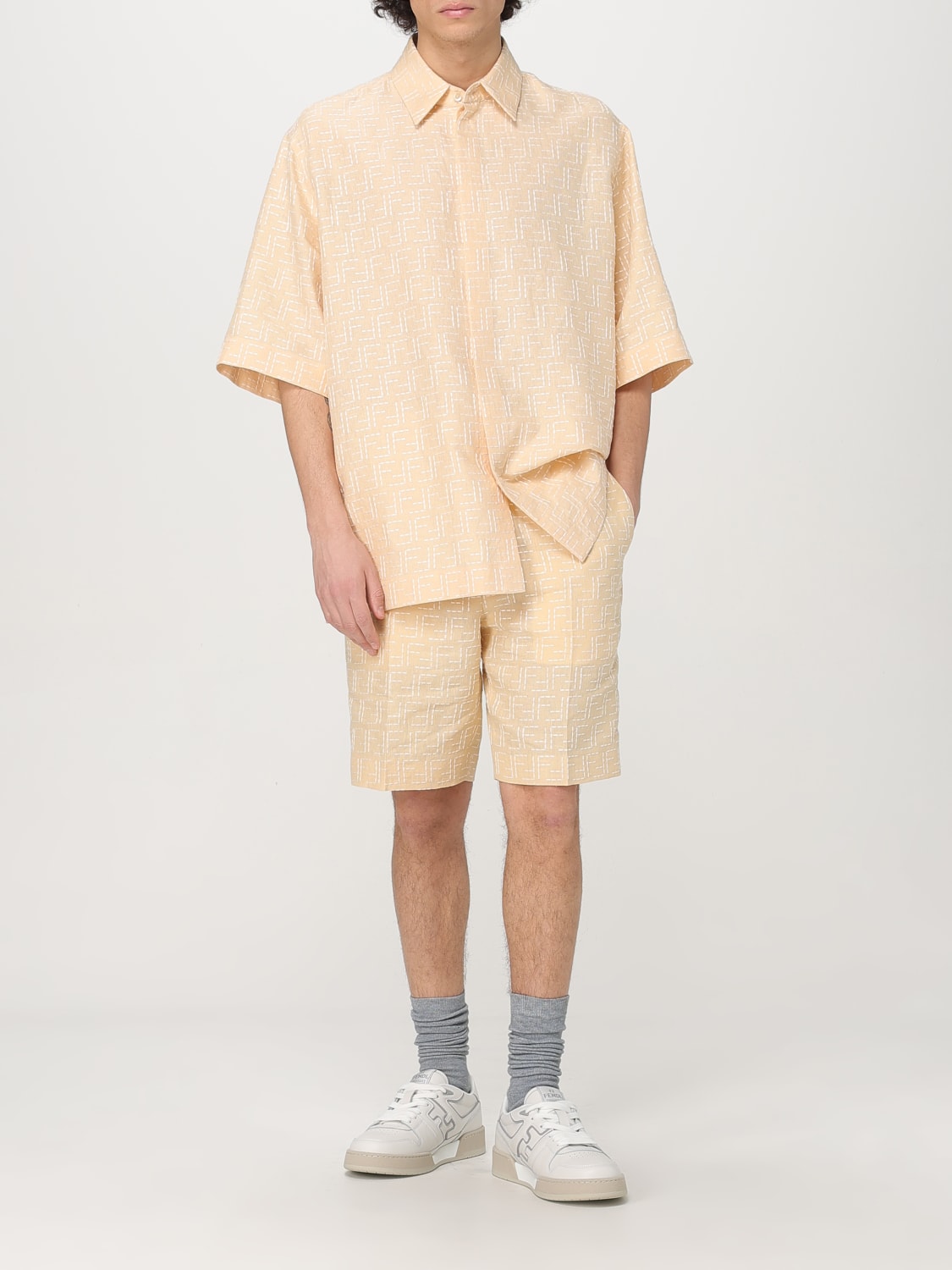 FENDI SHIRT: Shirt men Fendi, Butter - Img 2