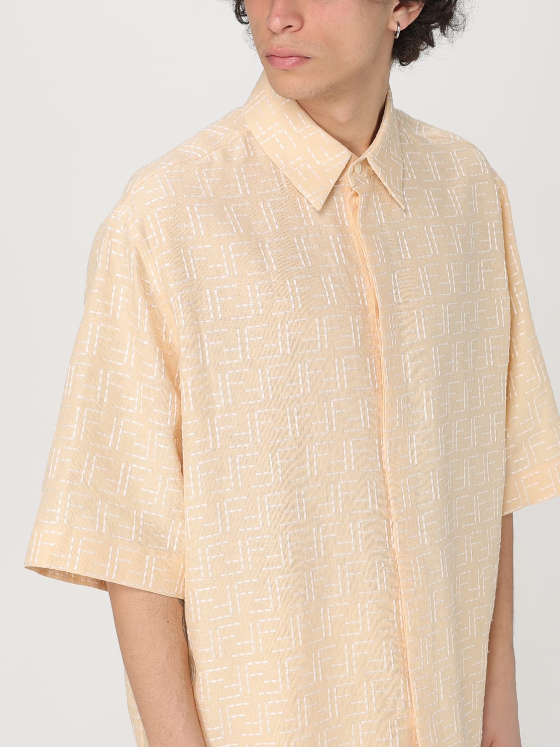 FENDI SHIRT: Shirt men Fendi, Butter - Img 5