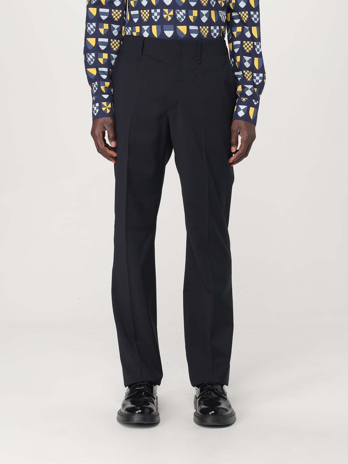 FENDI HOSE: Hose herren Fendi, Blau - Img 1