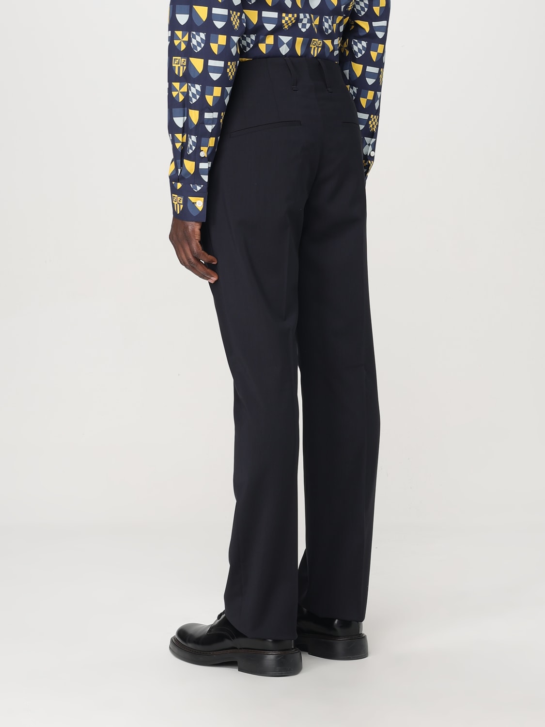 FENDI HOSE: Hose herren Fendi, Blau - Img 3