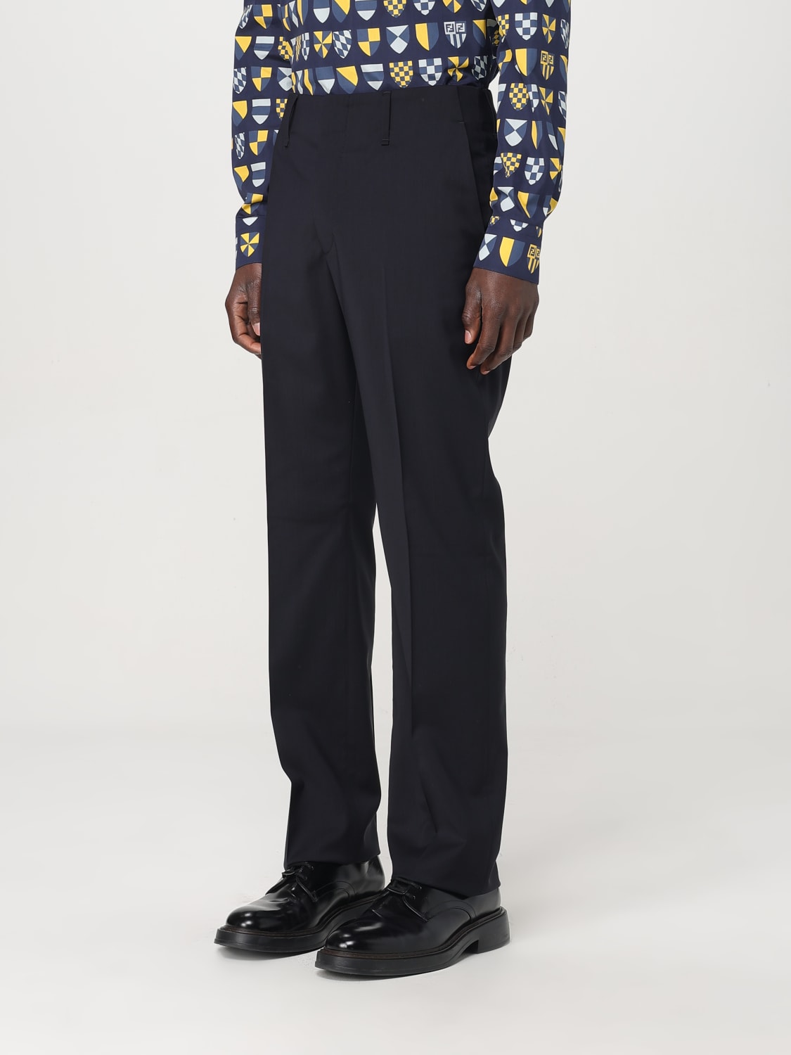 FENDI HOSE: Hose herren Fendi, Blau - Img 4