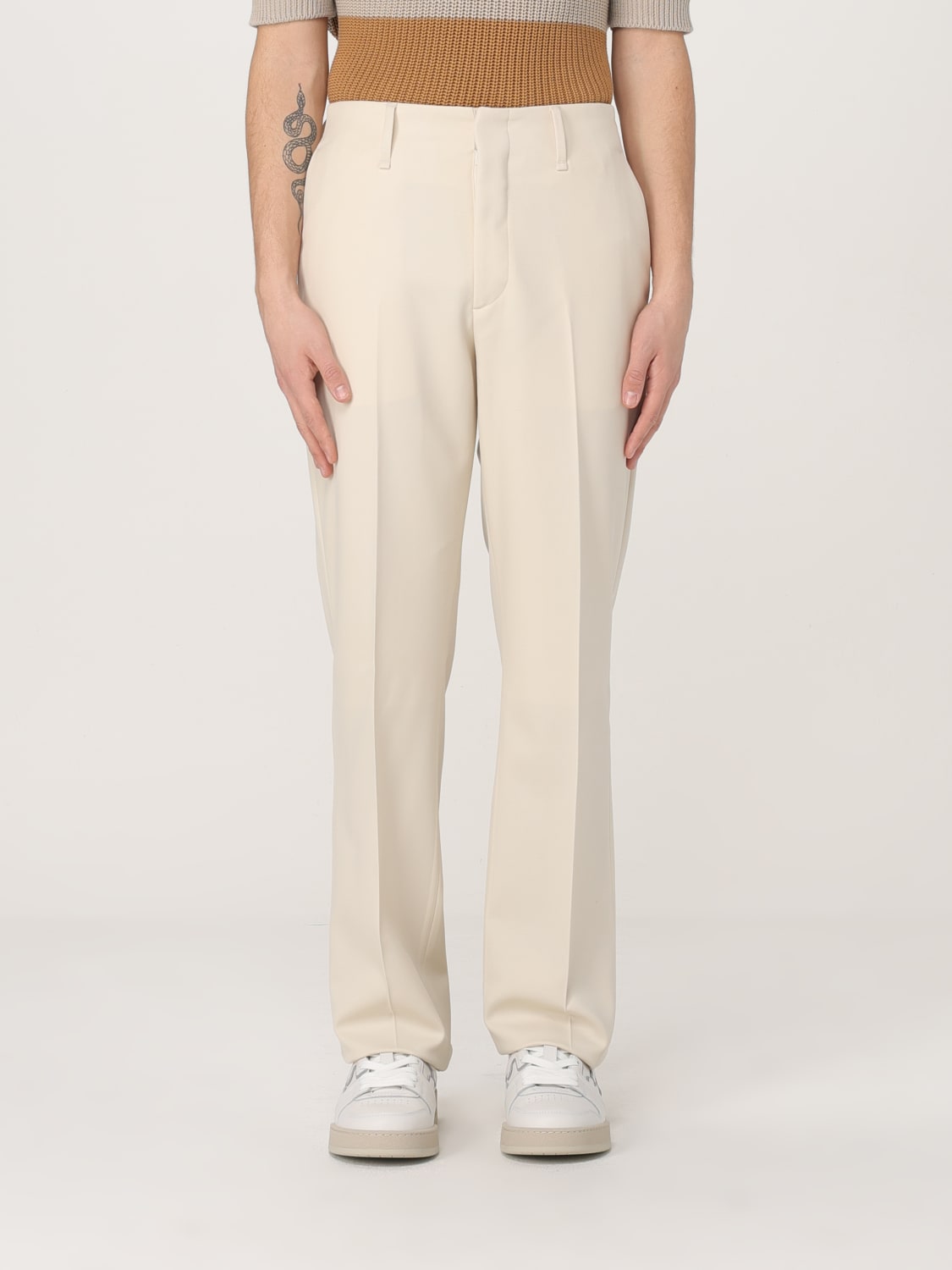 FENDI PANTS: Pants men Fendi, Butter - Img 1