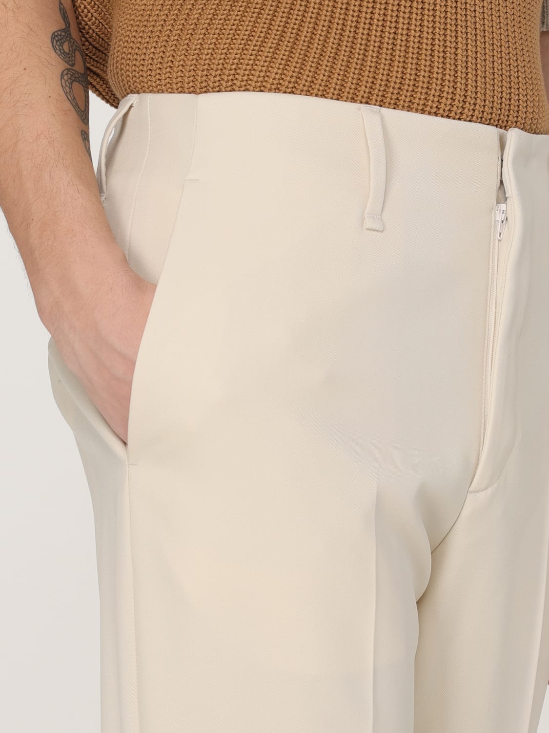 FENDI PANTS: Pants men Fendi, Butter - Img 5