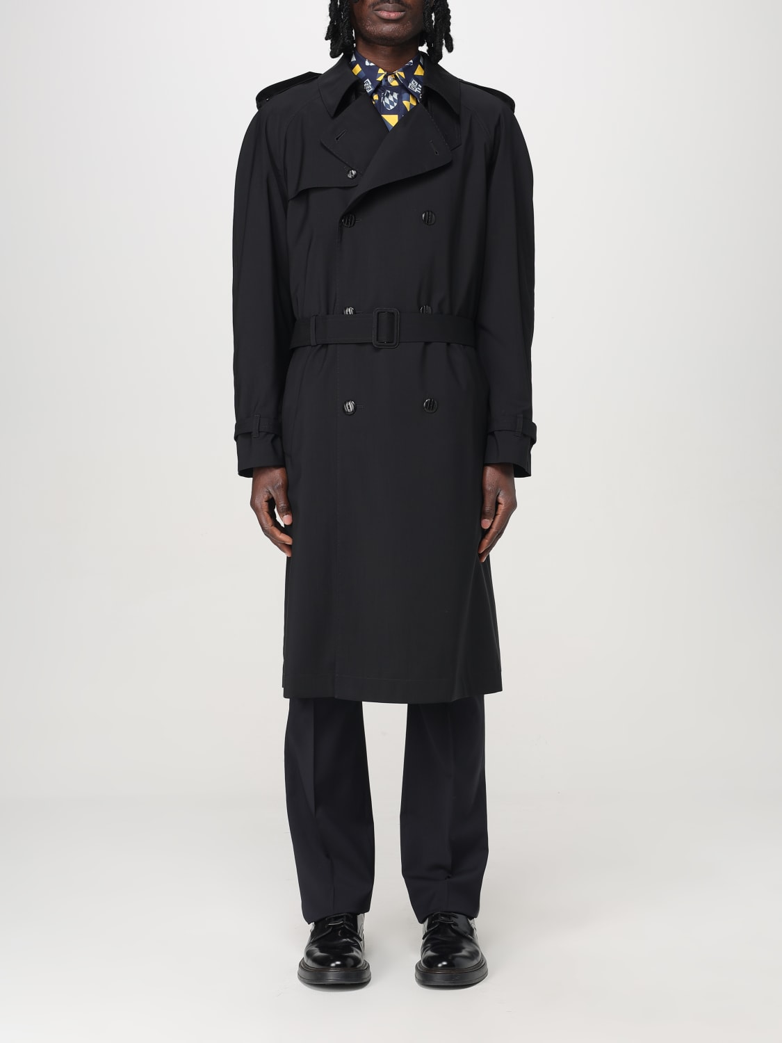 FENDI JACKE: Mantel herren Fendi, Schwarz - Img 1