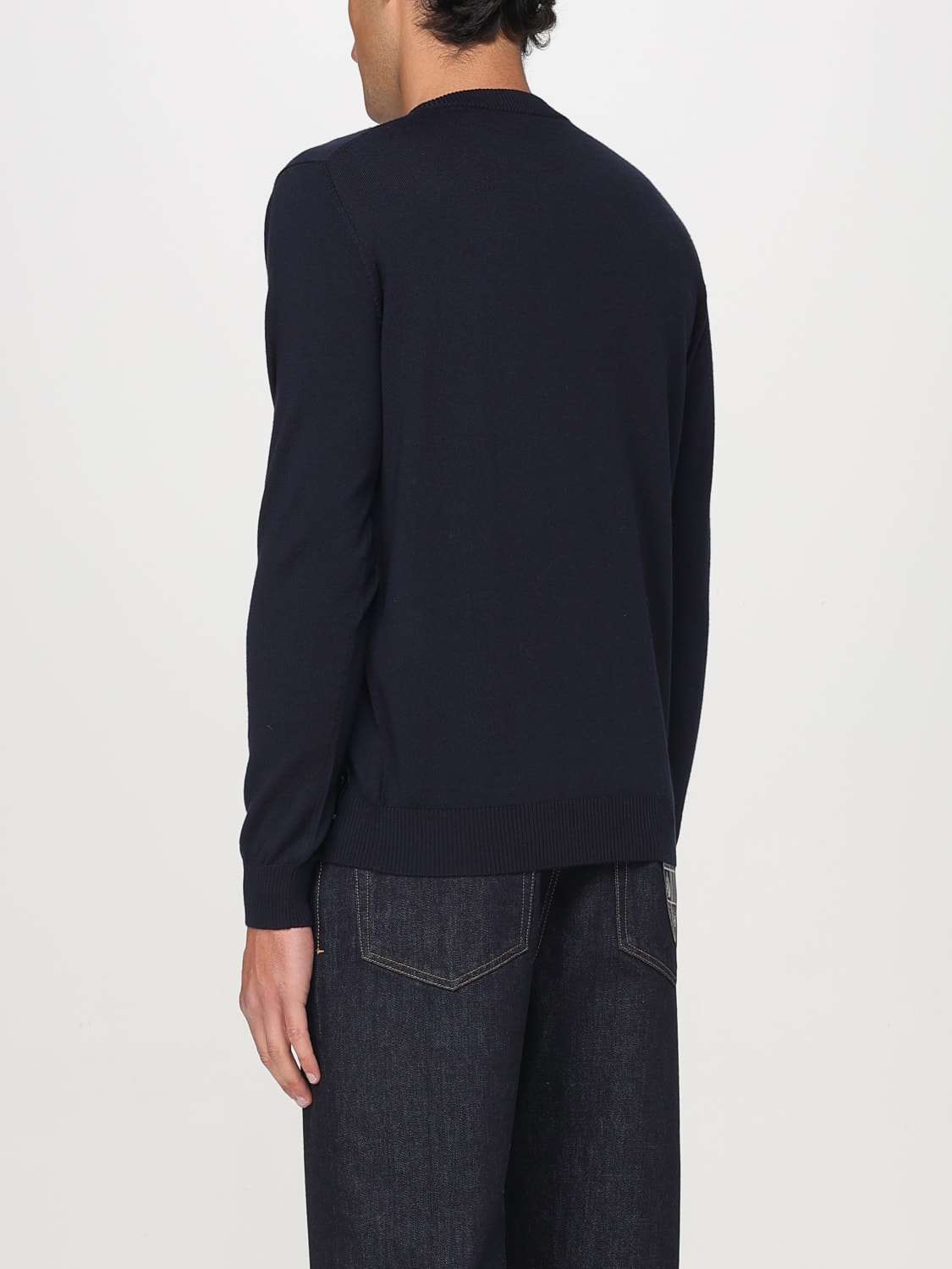 FENDI PULLOVER: Pullover herren Fendi, Blau - Img 3