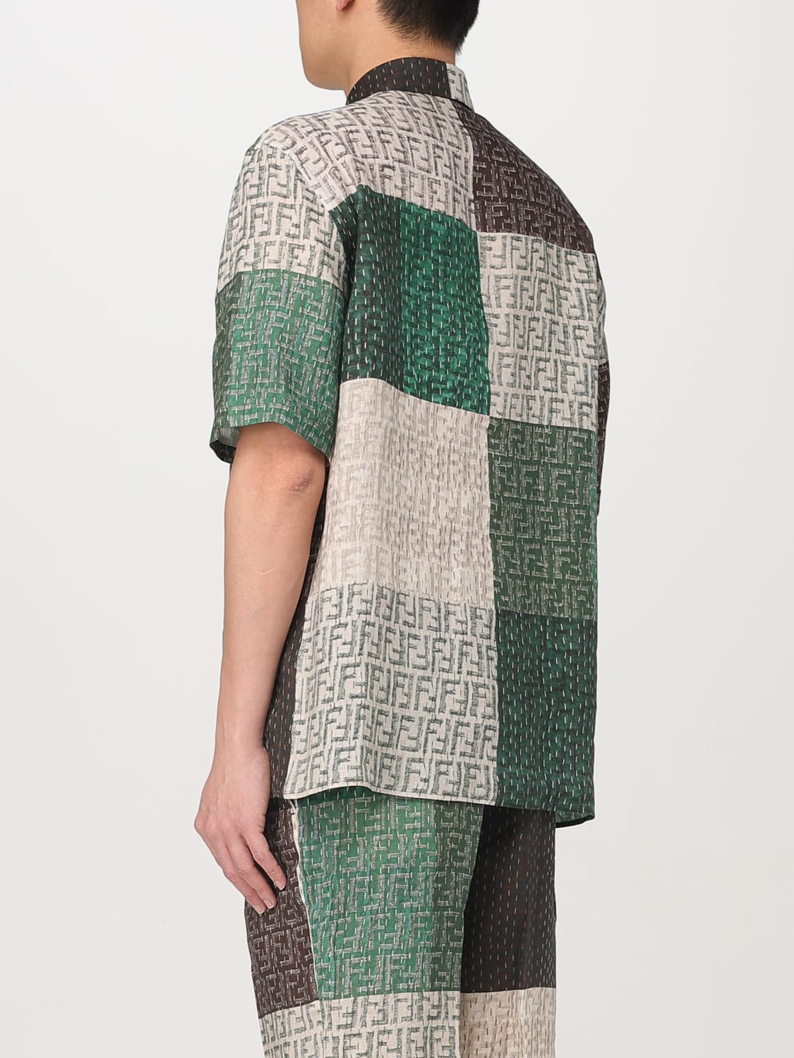 FENDI CHEMISE: Chemise homme Fendi, Beige - Img 3