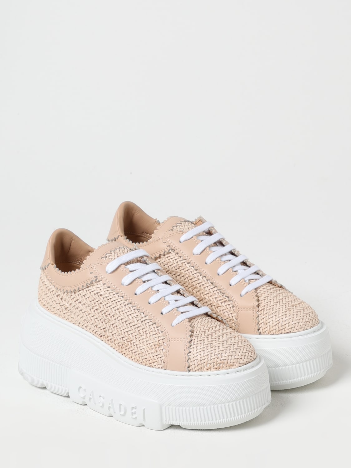 CASADEI BASKETS: Baskets femme Casadei, Poudre - Img 2