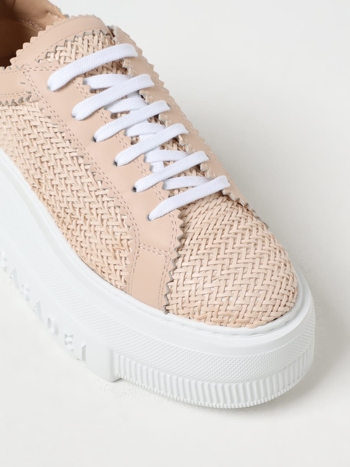 CASADEI BASKETS: Baskets femme Casadei, Poudre - Img 4