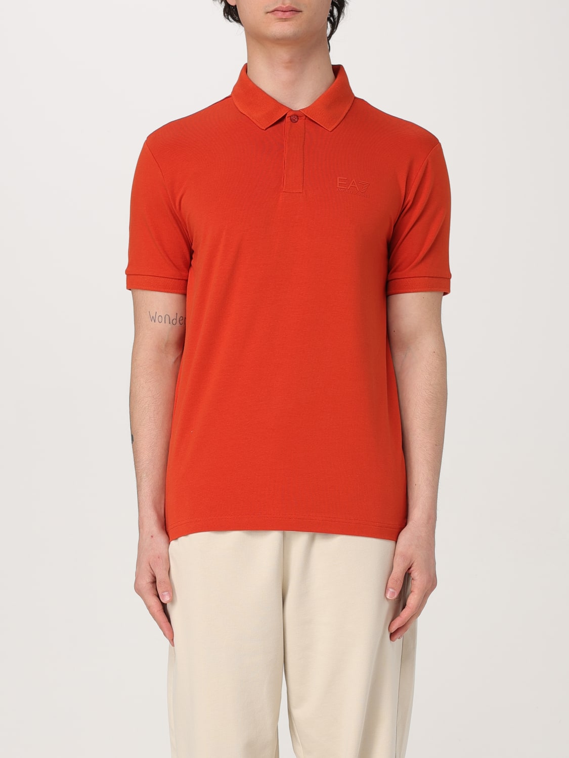 EA7 POLO: Polo hombre Ea7, Rojo - Img 1