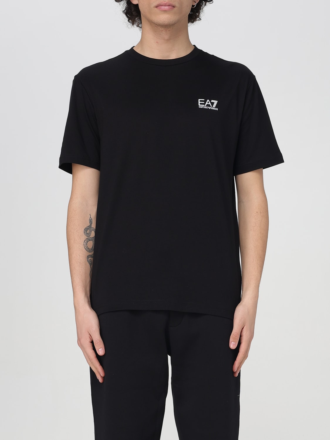 EA7 T-SHIRT: T-shirt men Ea7, Black - Img 1