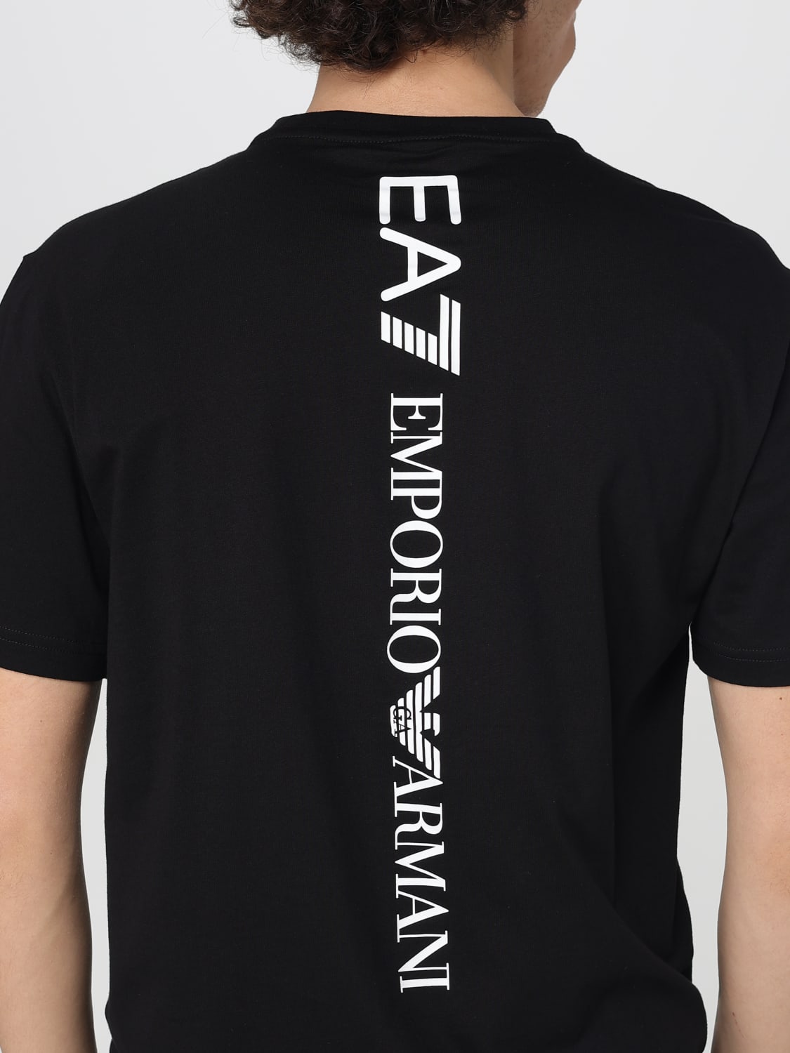 EA7 T-SHIRT: T-shirt men Ea7, Black - Img 3