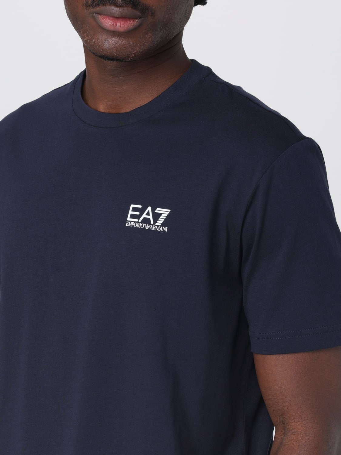 EA7 T-SHIRT: T-shirt men Ea7, Blue - Img 3