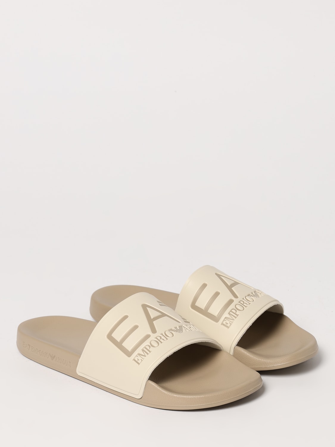 EA7 SANDALS: Shoes men Ea7, Beige - Img 2