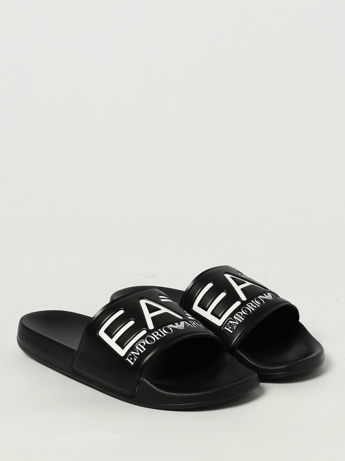 EA7 SANDALS: Shoes men Ea7, Black 1 - Img 2