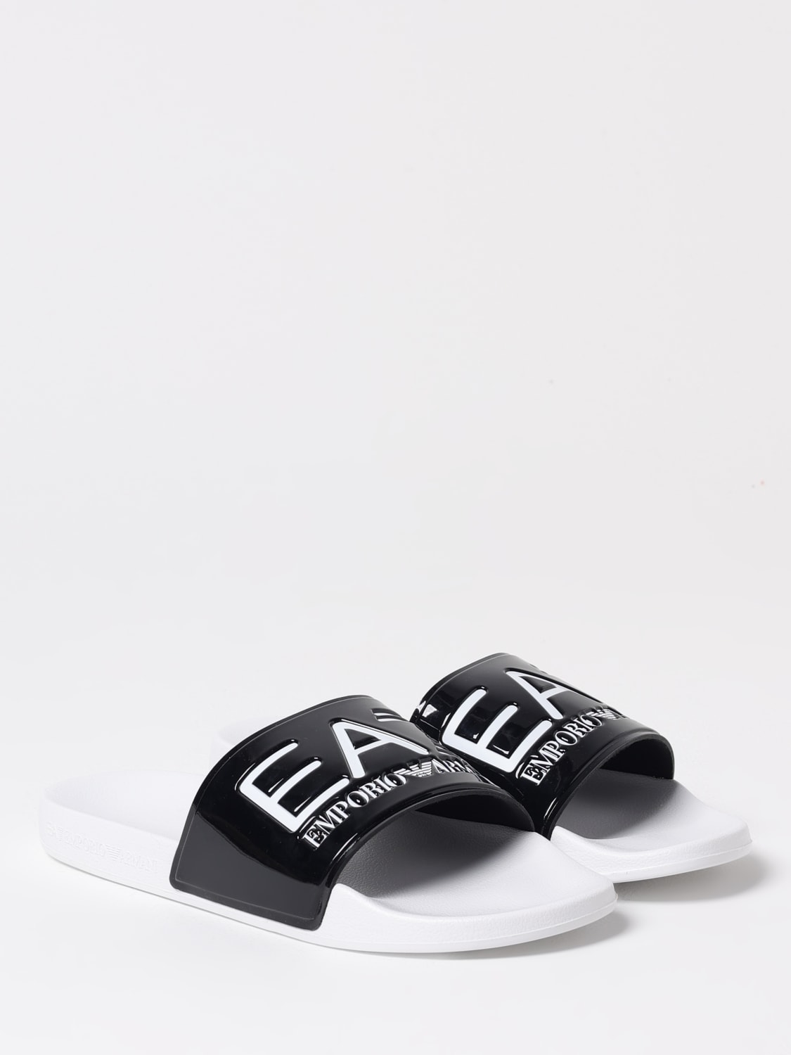 EA7 凉鞋: 鞋 男士 Ea7, 黑色 2 - Img 2