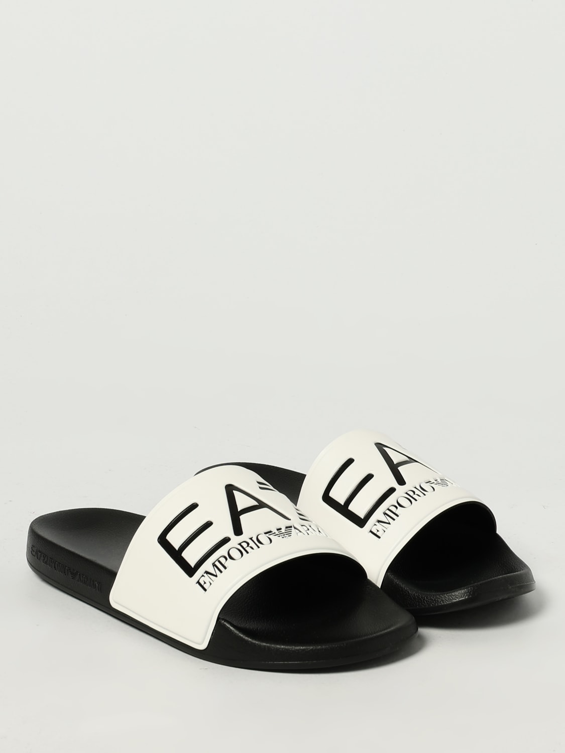 EA7 SANDALS: Shoes men Ea7, Black 3 - Img 2