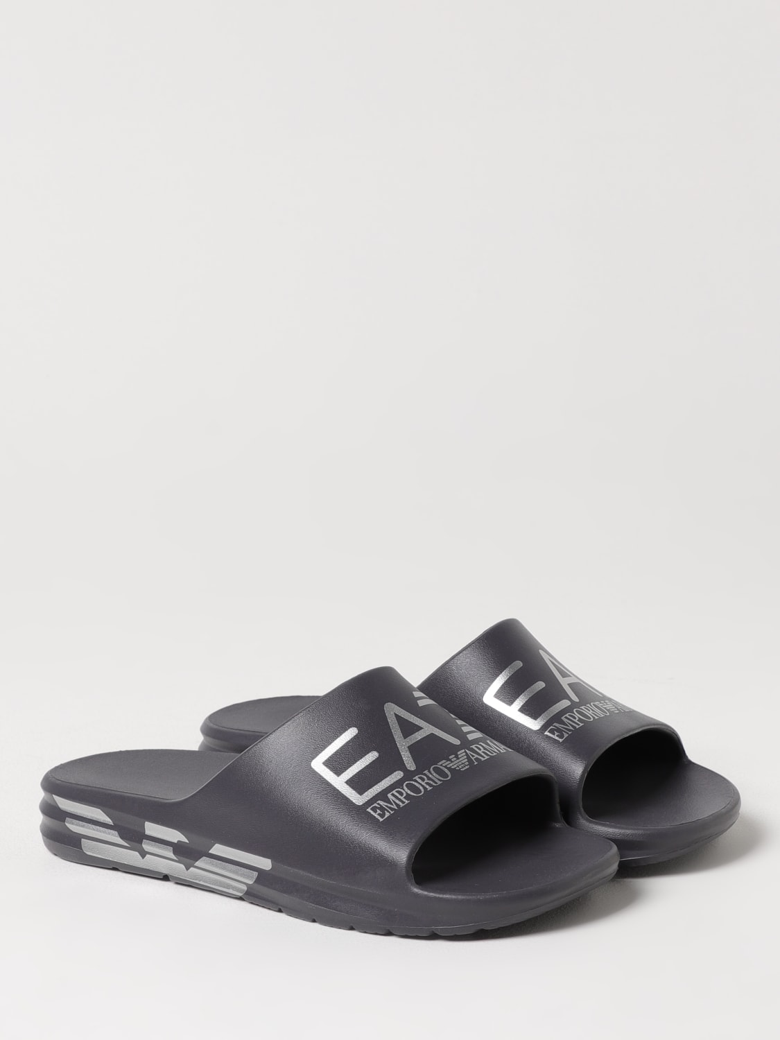 EA7 SANDALS: Shoes men Ea7, Silver - Img 2
