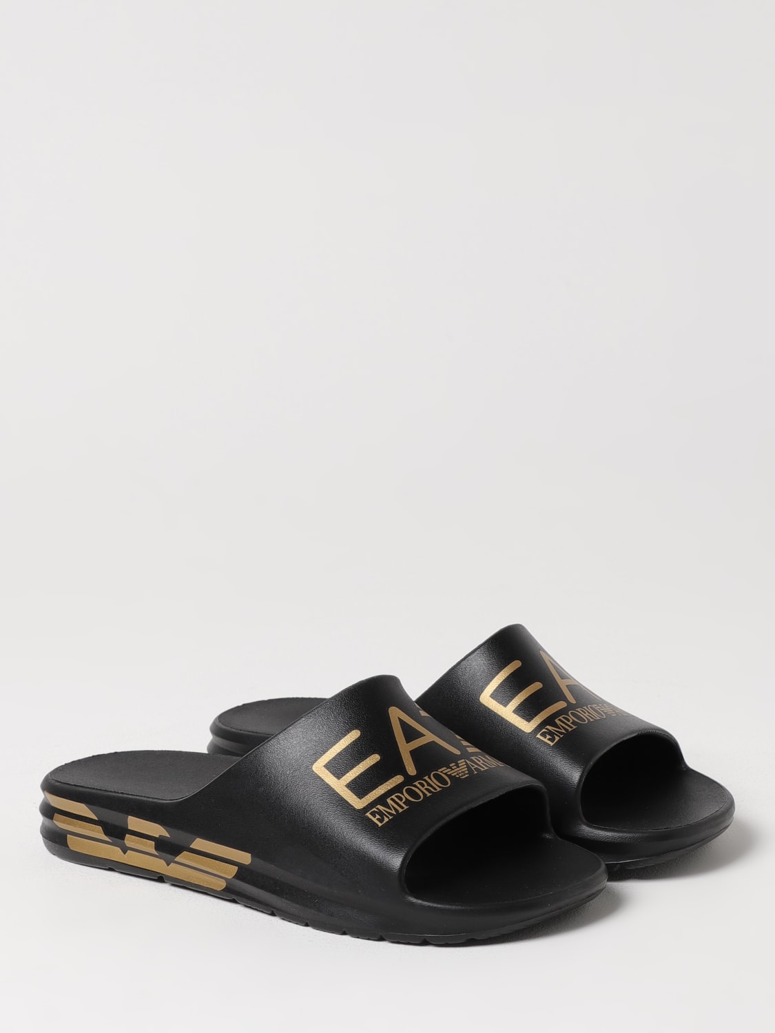 EA7 SANDALS: Shoes men Ea7, Black 1 - Img 2