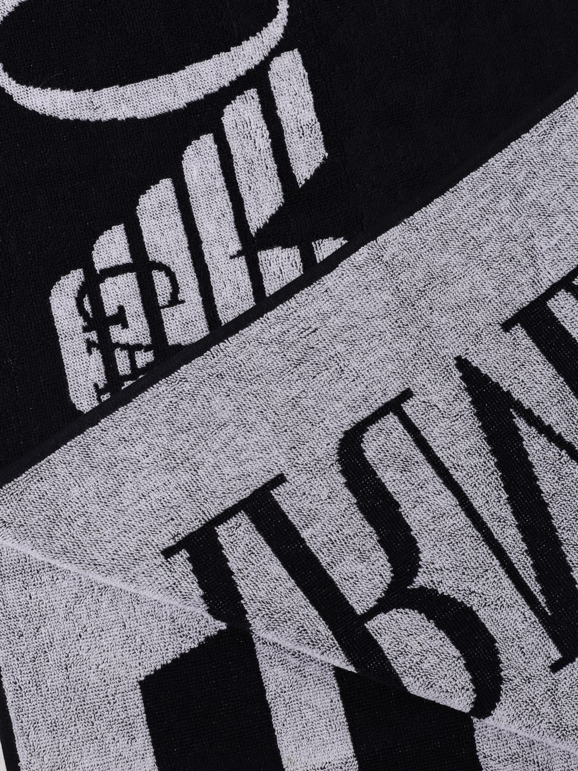 EA7 SWIMWEAR BATH AND BEACH TOWELS: Beach towel men Ea7 Swimwear, Black - Img 2