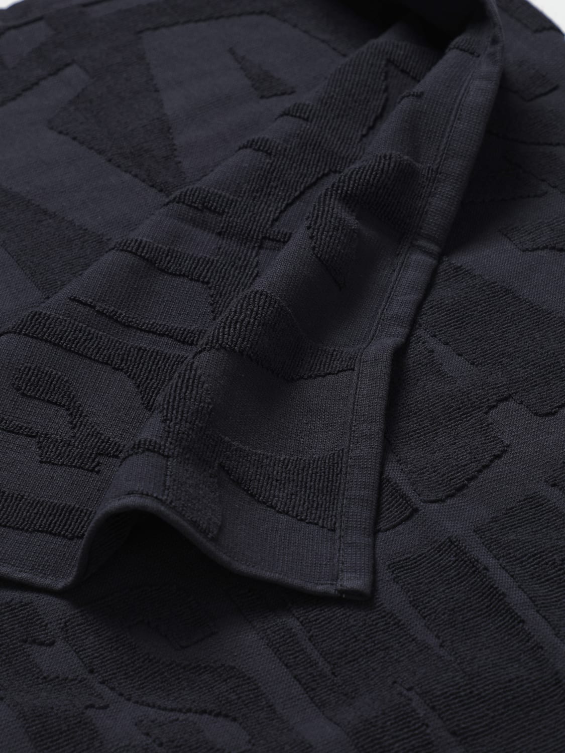 EA7 SWIMWEAR BATH AND BEACH TOWELS: Beach towel men Ea7 Swimwear, Black - Img 2