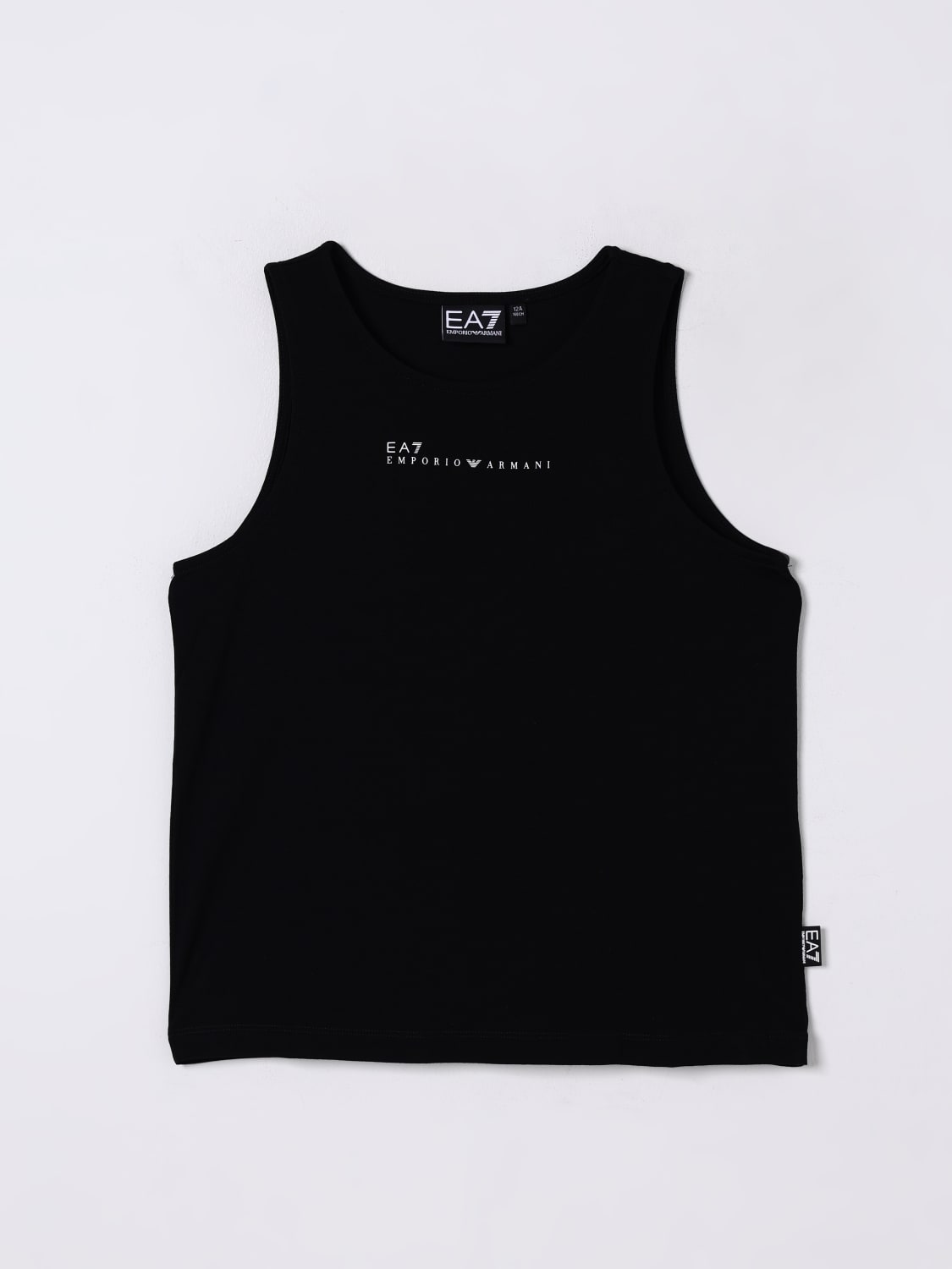EA7 TOP: Top kids Ea7, Black - Img 1