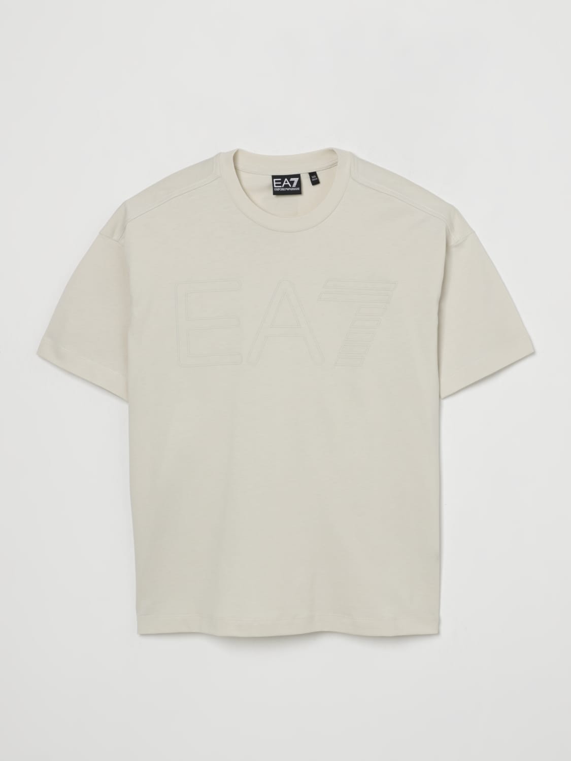 EA7 Tシャツ: Tシャツ ボーイ Ea7, クリーム - Img 1