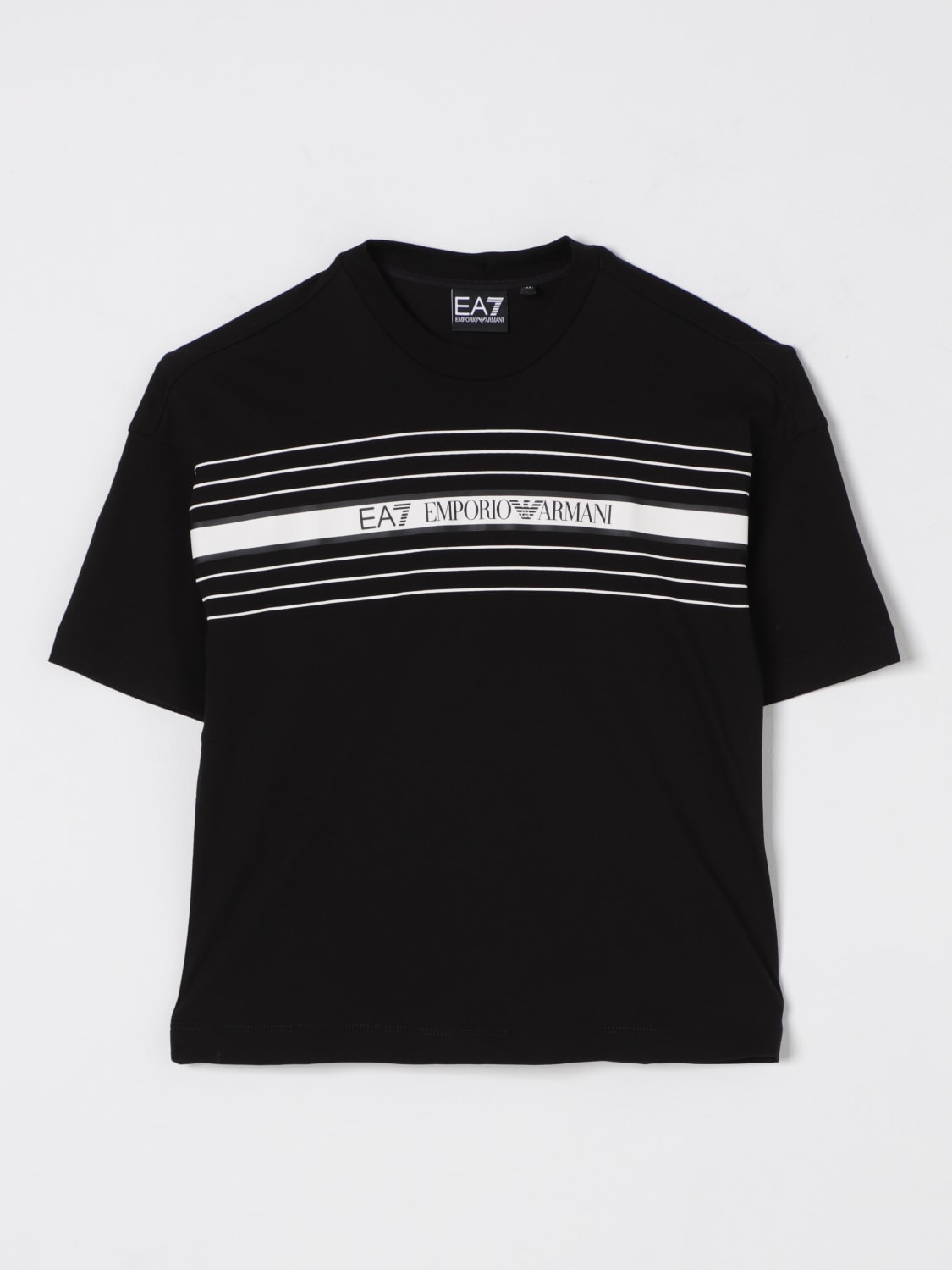 EA7 CAMISETA: Camiseta niños Ea7, Negro - Img 1