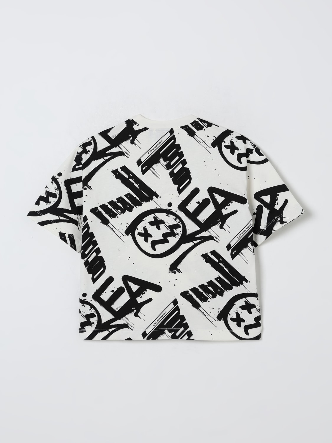 EA7 CAMISETA: Camiseta niños Ea7, Marfil - Img 2