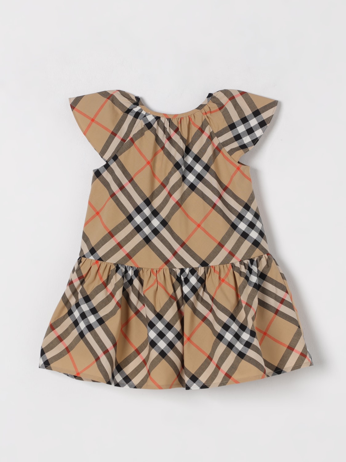 BURBERRY ROMPER: Romper kids Burberry, Beige - Img 2