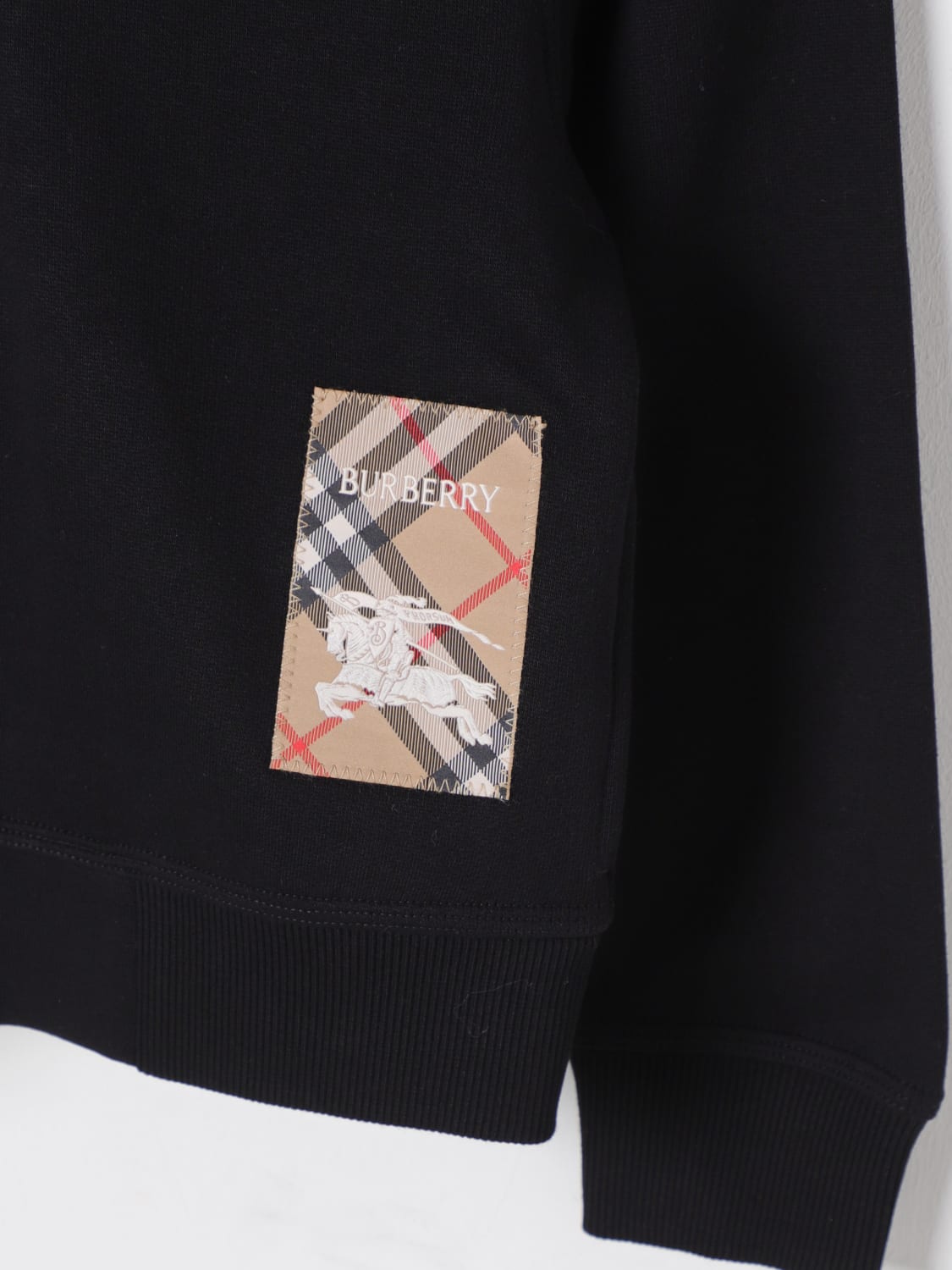 BURBERRY SWEATER: Sweater kids Burberry, Black - Img 3